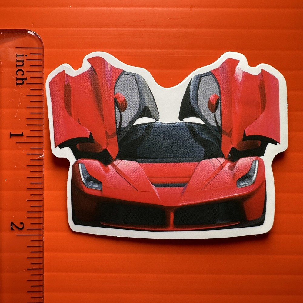Ferrari LaFerrari Sticker Decal Racing Car Skateboard Laptop JDM