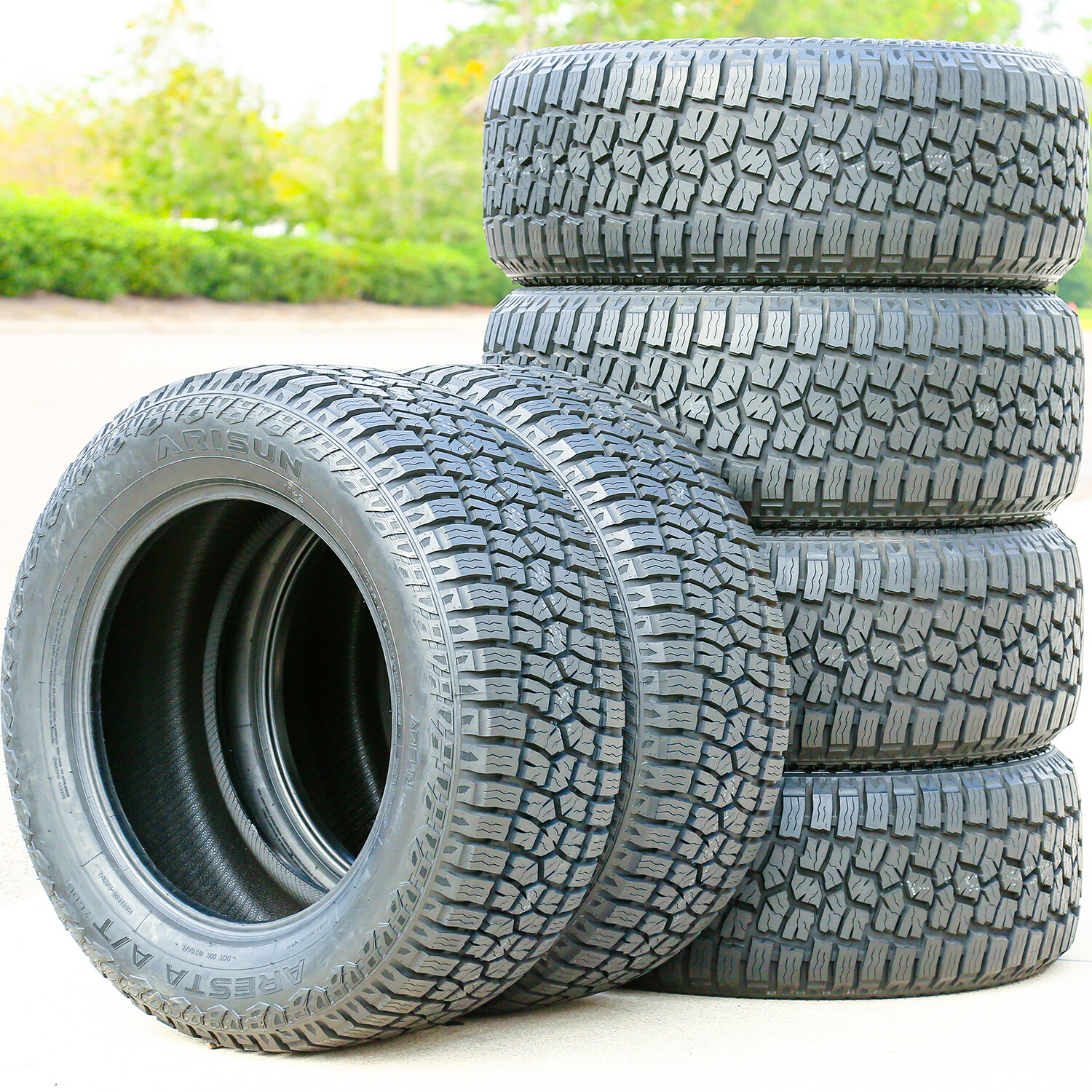 Set Of 4 Arisun Aresta A/T ZG06 Tires – 285/55R20 114T All Terrain (Black Sidewall) - View #3