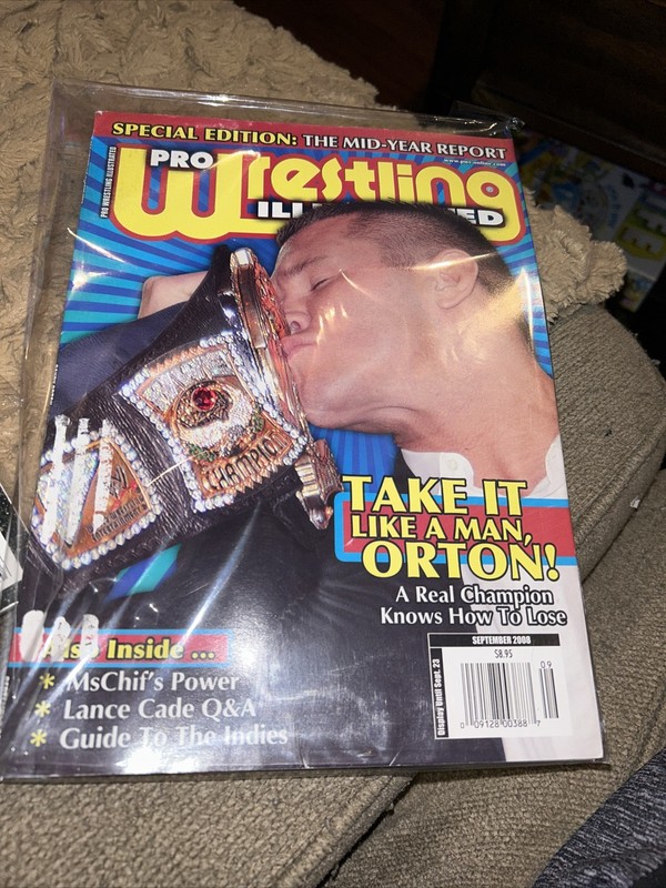 PRO WRESTLING ILLUSTRATED SEPTEMBER 2008 WRESTLING MAGAZINE RANDY ORTON