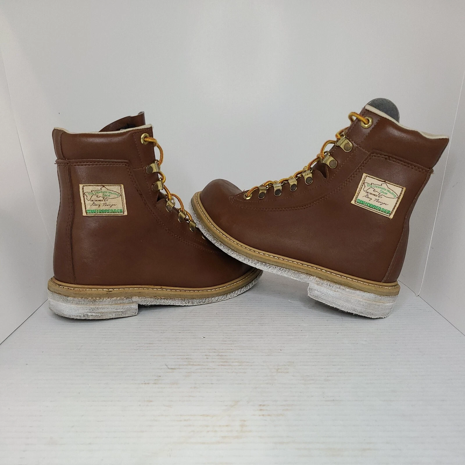 Weinbrenner The Ultimate Wading Shoe Gary Borger Boots Size 8.5 Felt Bottoms USA