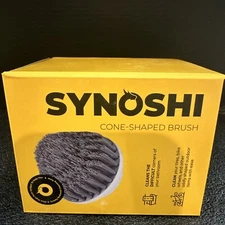 2-Pack Synoshi Cone Brush Heads for Corners and Hard-To-Reach Places