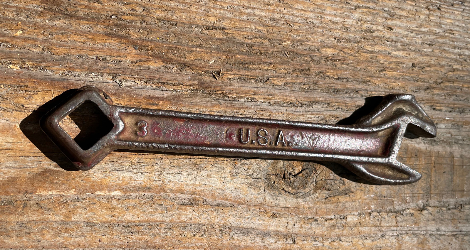 Vintage Jr. Wrench No. 3 Marked U.S.A. on Back Farm Implement