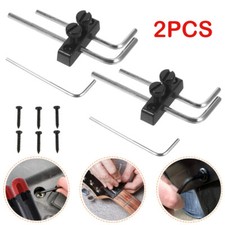 2X Guitar Bass Allen Key Headstock Wrench Holder for Floyd Rose Tremolo Black US