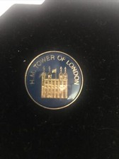 H.M. Tower Of London Enamel Hat Pin Travel So...