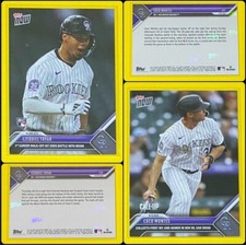 (2) 2023 Topps Now Ezequiel Tovar/Coco Montes ROOKIE CARDS Rockies #345 #427 RC