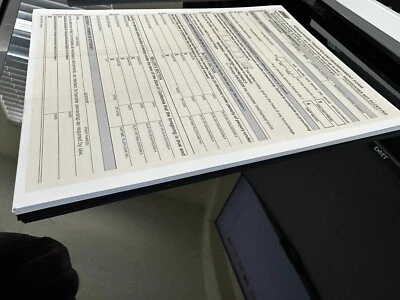 50x DMV REG 262 Forms Vehicle/Vessel Transfer Reassignment Form California 2026