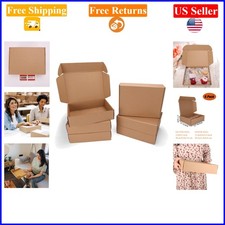 6 Pack Brown 12x9x3 inch Corrugated Shipping Mailer Boxes for Small Business