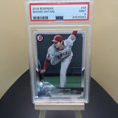 2018 Bowman Shohei Ohtani RC #49 PSA 9 MINT