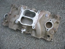 Edelbrock Performer Sbc Dual Plane Intake Manifold 2101 Chevy 327 350 383 400