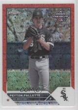 2023 Topps Pro Debut Chrome Red Mini-Diamond Refractor 2/5 Peyton Pallette 3gb