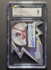 2024 LEAF METAL DINGERS VLADIMIR GUERRERO AUTO DIC-CUT 08/10 CGC 9 MINT