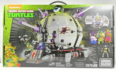 Exklusiv Mega Bloks TMNT Technodrome DPD82 Ninja Turtles 2976 Teile EOL-NEU/OVP