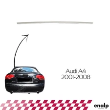 Rear Trunk Chrome for Audi A4 Trim 1 pcs Stainless Steel 2001-2008