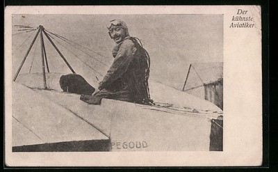 Der kühnste Aviatiker Pegoud, Ansichtskarte 