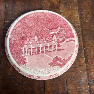 Old English Staffordshire Ware Mount Vernon Rose Trivet Jonroth England