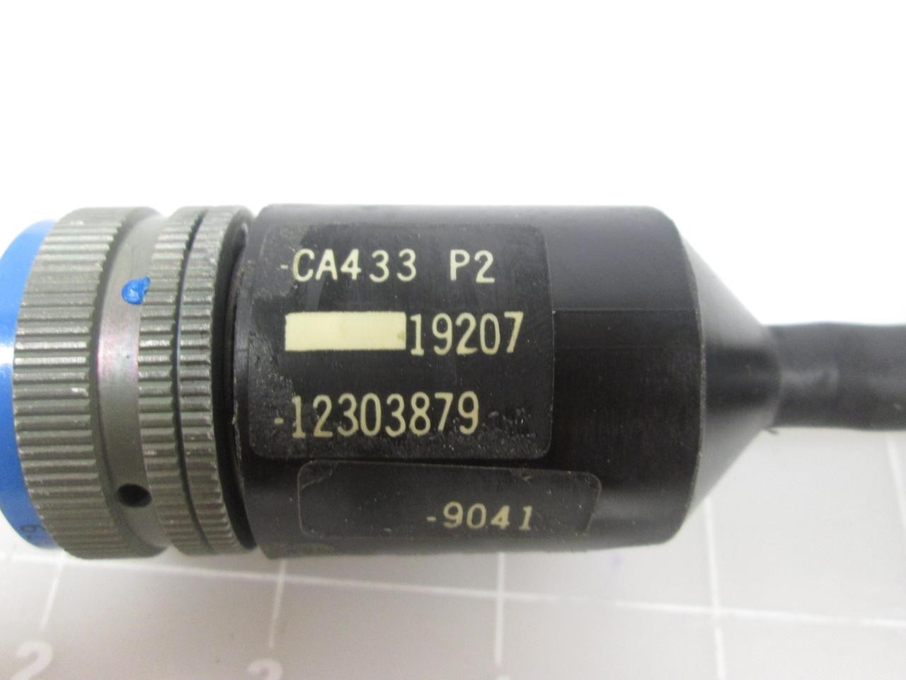 CA433 P2 19207 12303879 MILITARY SHELL ELECTRICAL CONNECTOR ASSEMBLY T67827