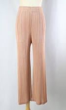 PLEATS PLEASE Pink Beige Cropped Pants ISSEY MIYAKE 206 2972