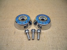 2 Vtg Cragar Chrome Wire Basket Wheel Center Caps E-1547 Part 29094 Muscle Car