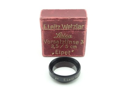 E.Leitz (Leica) Close-Up No.3 (#ELPET) #3 - für Elmar 5cm Objektiv - sauber und verpackt