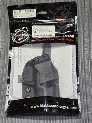 Smith & Wesson M&P Shield 3.1in Black Scorpion Kydex Holster (CJL064124)