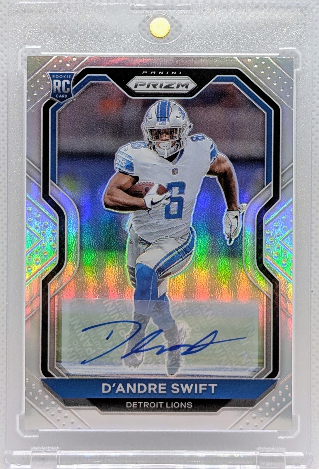 2020 Panini Prizm - Rookie D'Andre Swift #358 Silver Prizm Autographs (AU, RC)