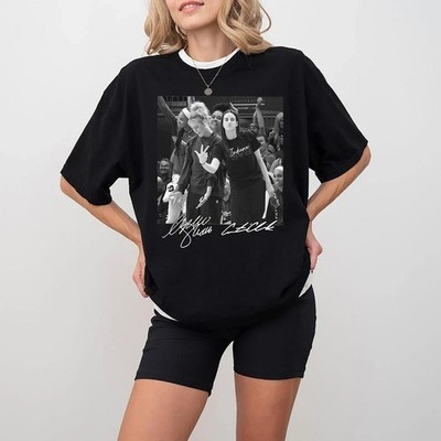 Caitlin Clark x Sophie Cunningham T-Shirt Reprint Basketball Fan Tee S 4XL
