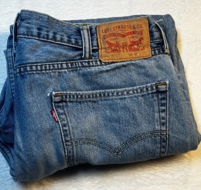Vintage Levis 505 Jeans Mens 40x24.5 Regular Fit Straight Leg Medium Wash
