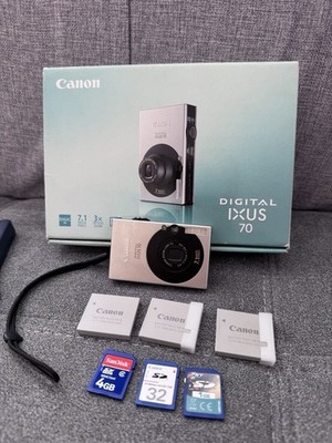 CANON Digital IXUS 70 Digitalkamera 7.1MP 3xopt. Zoom Kompaktkamera YK2, OVP!