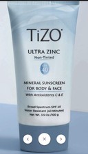 TIZO Ultra Zinc Body  Face Sunscreen Non Tinted SPF40, 3.5 oz FRESH. BRAND NEW