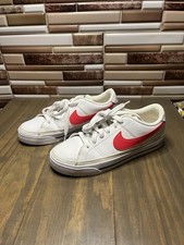 Nike Court Legacy US Youth 5.5 Siren Red And Black Team Colors Back To School