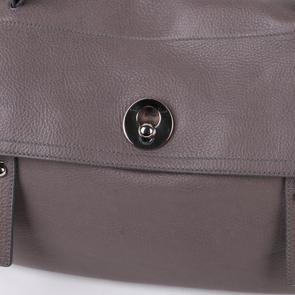 Borsa Saint Laurent M 2 manico superiore grigia 229563 64547431