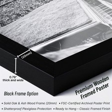 Elton John 1975 Dodger Stadium B&W Photo Poster | Sequined Baseball Wall Art