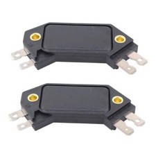 2Pcs Ignition Control Module 4 Pin HEI Distributor for Chevy Pontiac