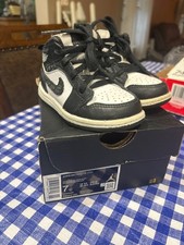 Toddler Nike Air Jordan 1 Mid SE Shoes  Panda Elephant  FB9912 001 - Size 7C
