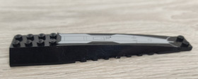 Lego 45301pb023 Black Wedge 16 x 4 Triple Curved SW V-Wing Starfighter Pattern