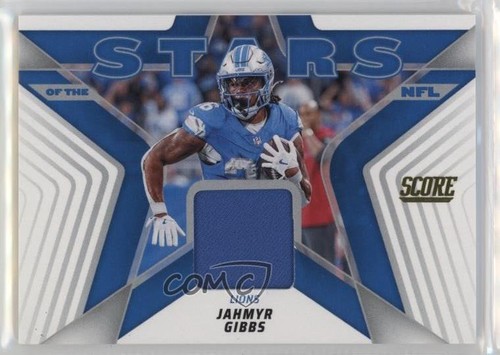 Jahmyr Gibbs #17 2025 Panini Score Stars of the NFL Jersey card