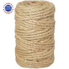 5mm Jute Rope 105 Feet Heavy Duty PerkHomy Twisted Thick Twine Scratcher Post