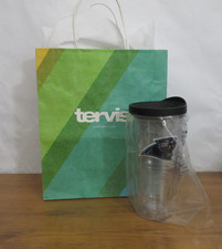 Tervis 24oz Tumbler Carolina Panthers Football Embroidered Patch w/Black Lid NEW
