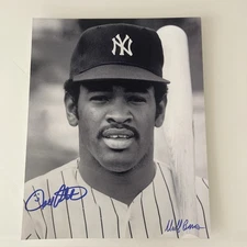 Dell Alston  Signed 8x10 New York Yankees Type II Photo Michael Grossbardt