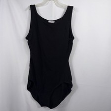Capezio Black Tank Dance Leotard Size Large
