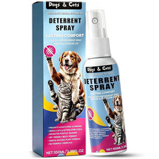 Dogs Cats Deterrent Spray Lasting Comfort 100mL 3.38 fl oz