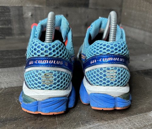 Asics Gel-Nimbus 15 blaue bequeme Damen-Laufschuhe Größe 7 - Bild 3 von 7