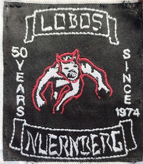LOBOS MC NÜRNBERG / mc patch aufnäher biker rocker kutte patches