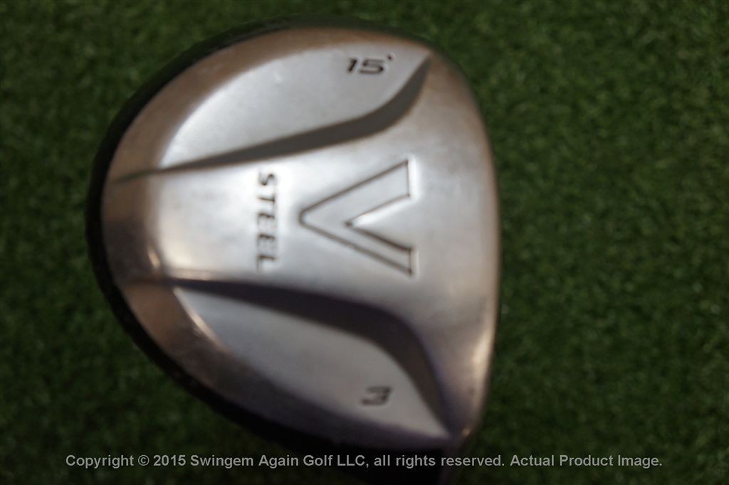 TaylorMade V STEEL 3 フェアウェイウッド 15° Taylormade V Steel 15 Degree 3 Fairway Wood Flex Steel
