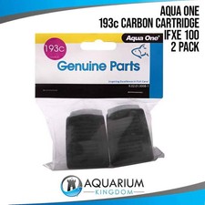 25193C Aqua One Carbon Cartridge 193c - 2 Pack - IFXE 100 Aquarium Filters