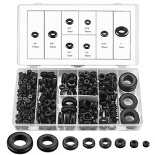 300 Rubber Grommets Kit Wire Hole Gaskets Hollow Firewall Plug Wiring Car 8 Size