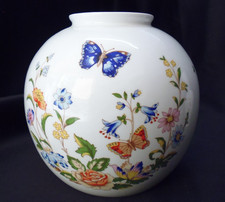 Aynsley Cottage Garden (Vintage) Ball Vase. Approx  5" Tall   a2