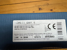 1 Stück Böhler EMK6 Schweißdraht 1,0 mm