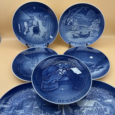 7 Jule After Bing & Grondahl Christmas Plates 1962, 63, 66, 70, 76