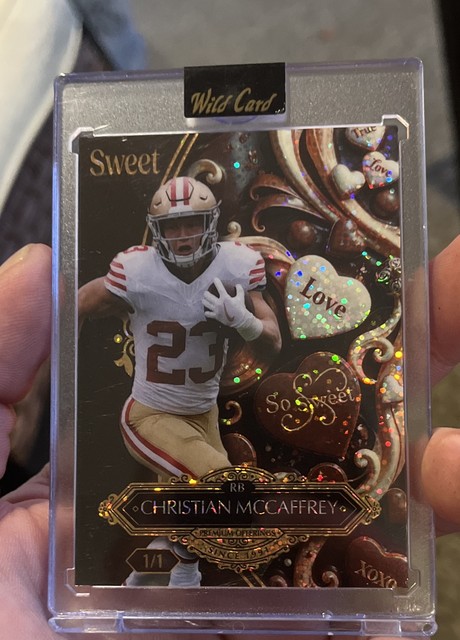 1/1 CMC Christian McCaffrey- Wildcard SWEET , One Of A Kind !
